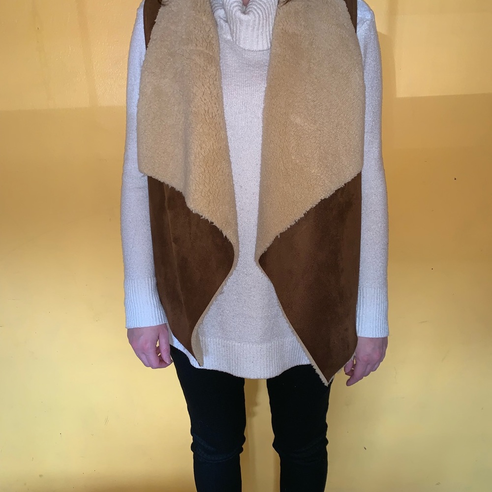 Suede vest